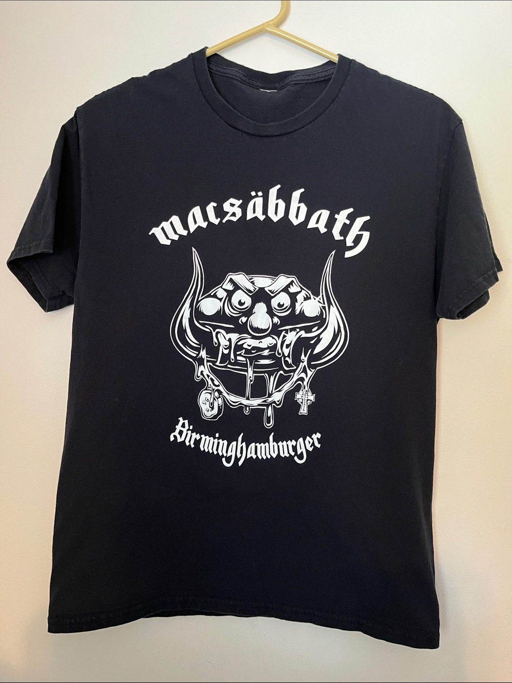 Mac Sabbath Band T-Shirt Heavy Metal Tribute Parody Music Briminghamburger